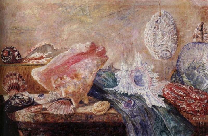 James Ensor Seashells oil painting picture